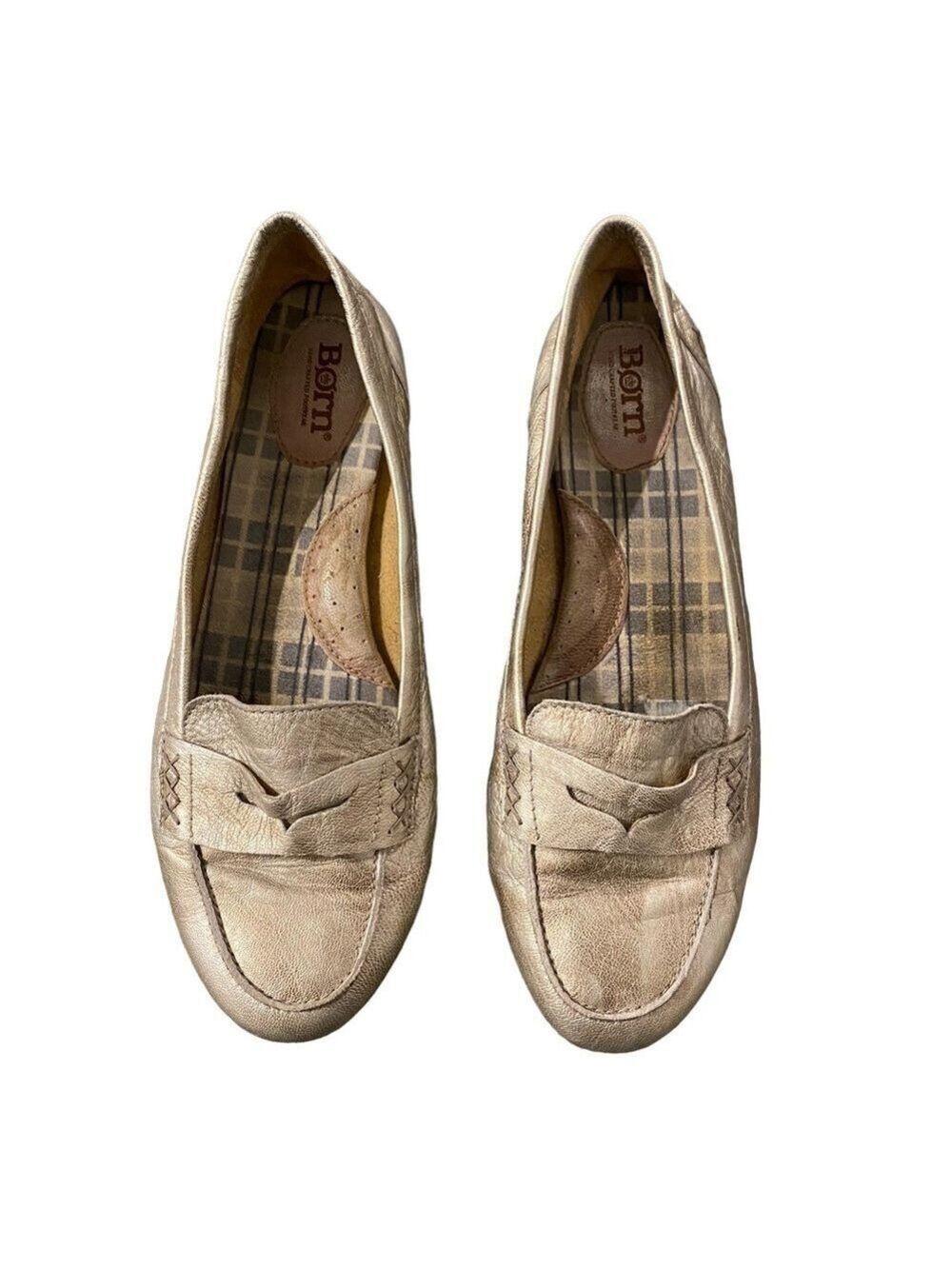 Born Genuine Leather Loafer Flats - Size 8.5